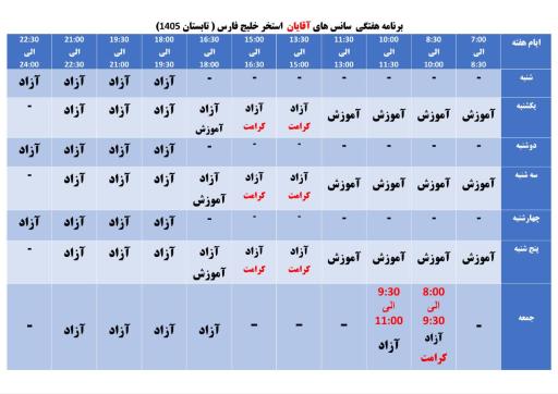 عکس 2 — استخر خلیج فارس