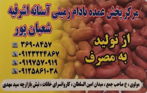 عکس 1 — پخش بادام زمینی آستانه اشرفیه