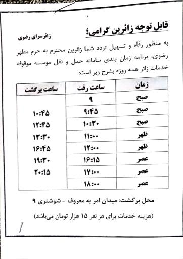 عکس 9 — زائر سرای رضوی